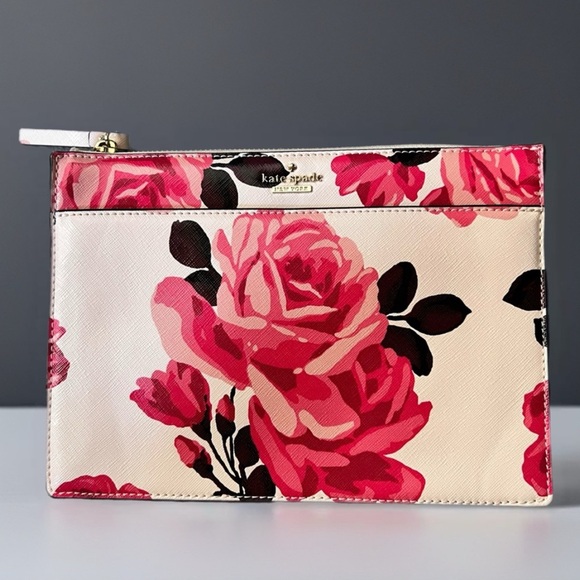 Kate Spade NWOT Storybook Lining Cameron Street Roses Clarise Crossbody - Picture 1 of 9